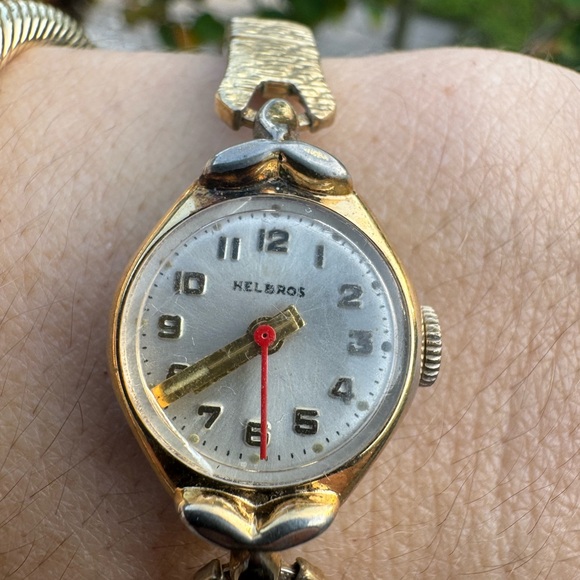 Vtg Helbros Self Wind Gold tone Cocktail Watch 🔥 - Picture 5 of 8